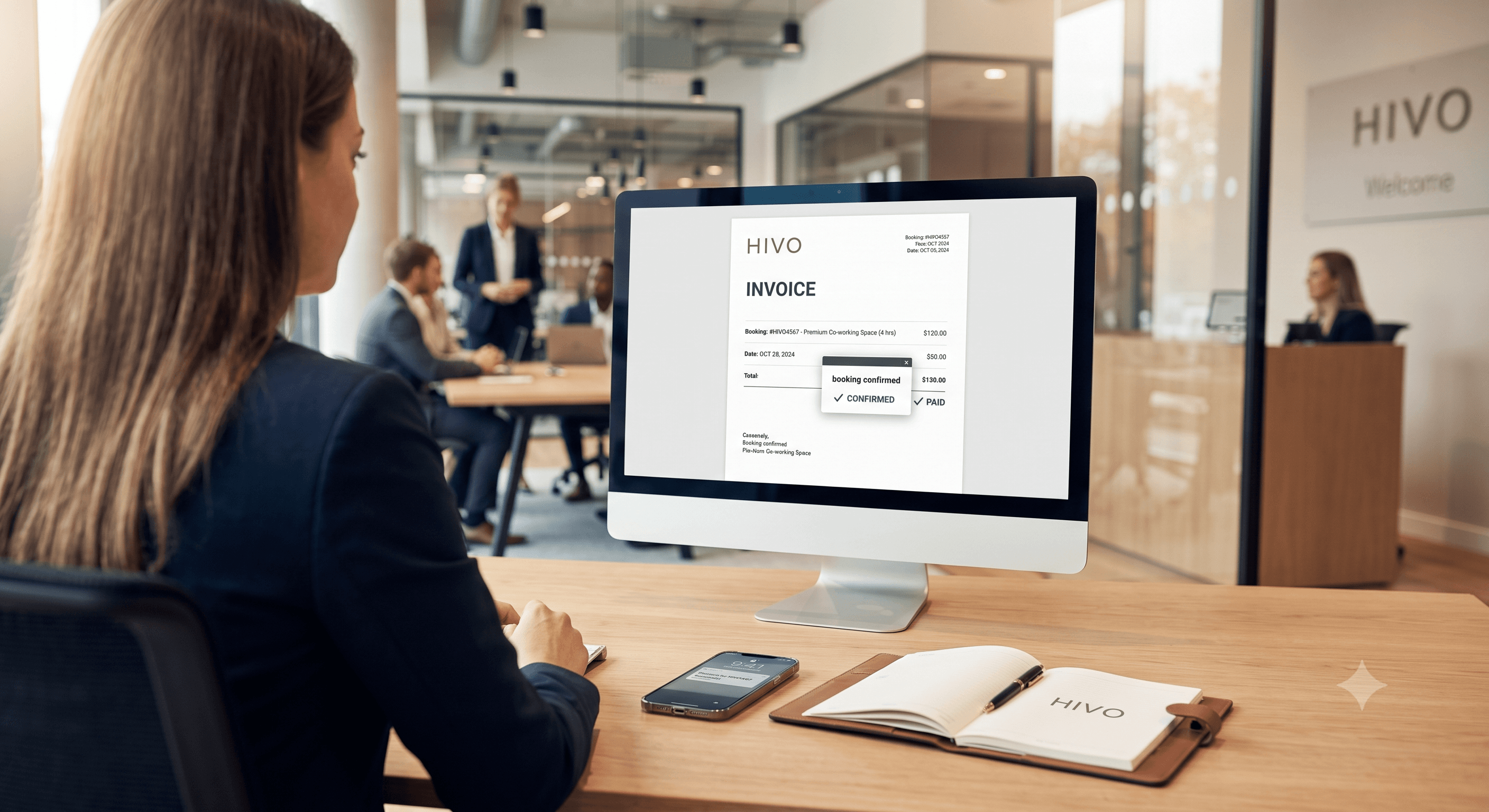 Modern office and effortless expense management